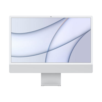 Apple iMac M1 chip 8-core CPU and 7-core GPU, 256GB 8GB RAM – Silver 24-inch
