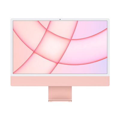 Apple iMac M1 chip 8-core CPU and 8-core GPU, 16GB RAM, 256GB – Pink (New 2021) 24-inch