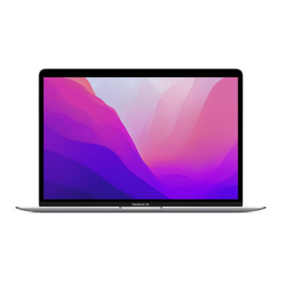 Apple MacBook Air M1 chip with 8 core CPU and 8 core GPU 8GB RAM and 512GB, Silver – 13 Inch
